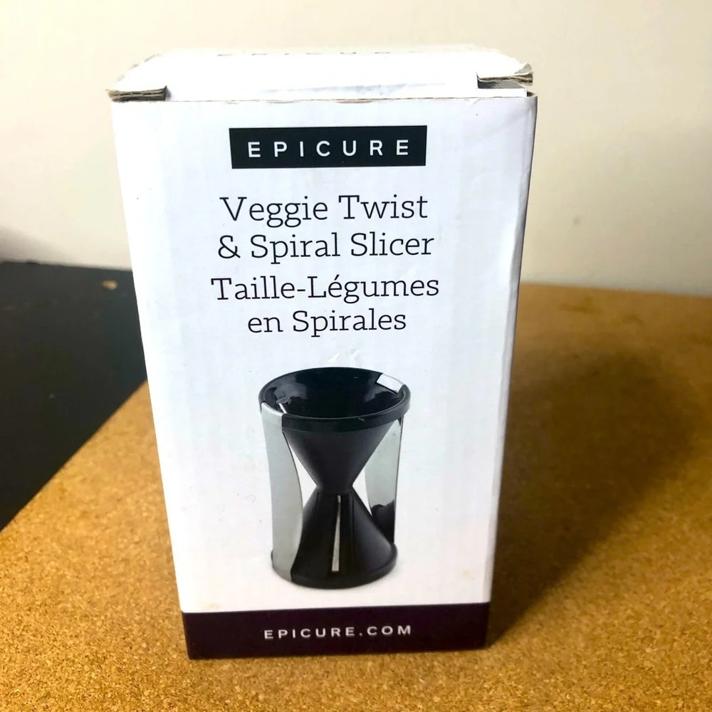 3/$15

Epicure Veggie Twist Spiral Slicer Cutter 2 Blade Settings Used No Brush